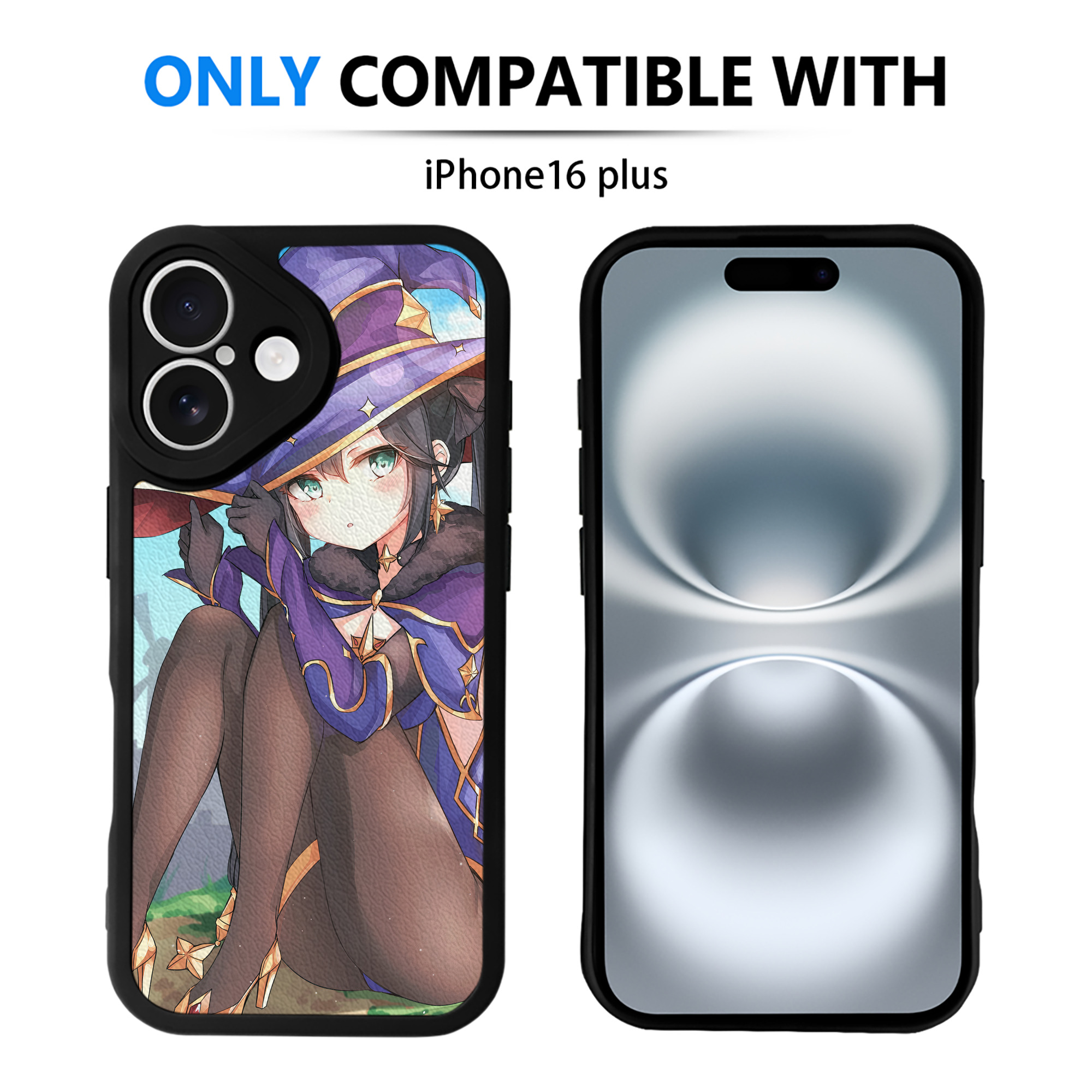げんし神 genshin 【iPhone 16シリーズ対応】シリコンスマホケース（レザー調） 材質：シリコン
